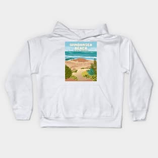 Windansea Beach Kids Hoodie